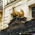 The much photographed snail at l'Escargot Montorgueil
